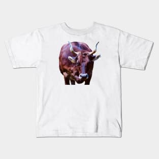 Most beautiful cow in Switzerland / Swiss Artwork Photography Kids T-Shirt